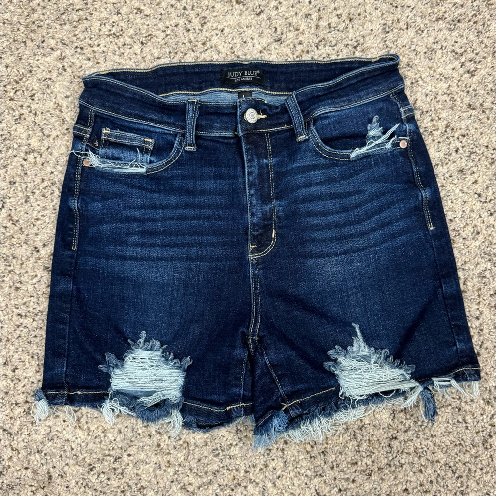 Judy Blue Distressed Shorts